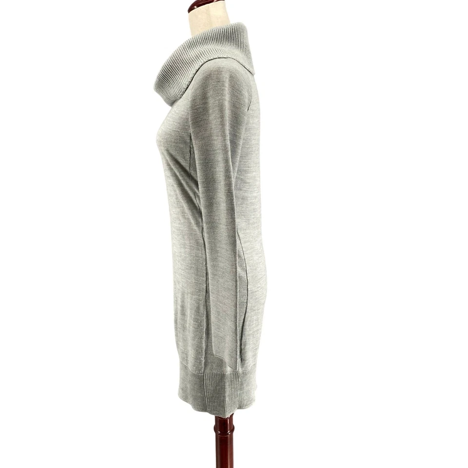 Vestido Suéter Smartwool Granite Falls Para Mujer S Gris Lana Merino Capucha Cuello Foto 2 de 4