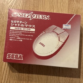New Official Sega Saturn SHUTTLE MOUSE Controller White HSS-0139 mouse Japan