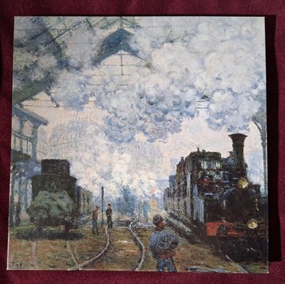 Battle Road Press Claude Monet Arrival of a 1877 Train Fine Art Jigsaw Puzzle