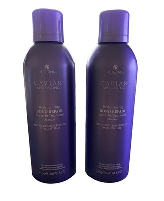 12-Alterna Caviar Anti Aging Restructuring Bond Repair Leave-In Mousse 8.5 Oz.