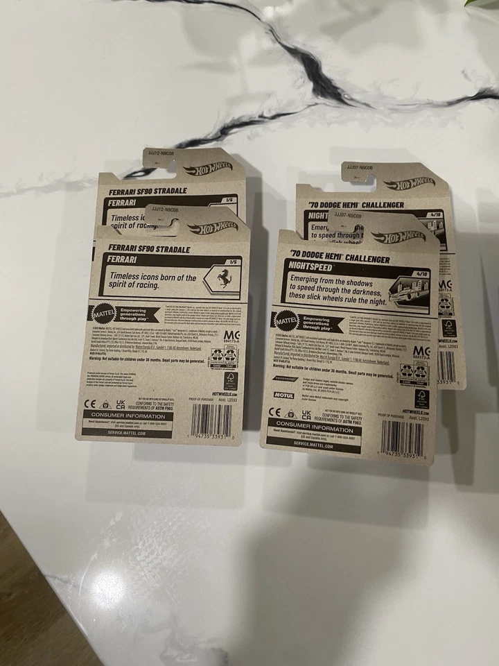 2026 Hot Wheels New Models Ferrari SF90, 70 Dodge Hemi & McMurtry Speirling Lot - Image 3 of 4