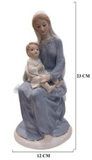 Statua Statuetta in Ceramica Maternita' 23 cm Giardini di Marzo