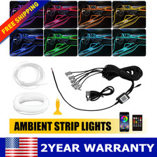 10 Meter 6-in-1 Rgb Led Interior Ambient Light For Car Suv Truck Van Decor Parts 10 Meter 6-in-1 Rgb Led Interior Ambient Light For Car Suv Truck Van Decor Parts