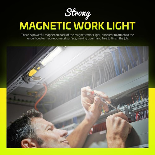 WARSUN Work Light Rechargeable LED 1500 Lumens Super Bright COB Portable Work... - Picture 7 of 8