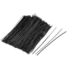4 Inches Plastic Twist Ties Reusable Cable Cord Wire Ties Black 500pcs
