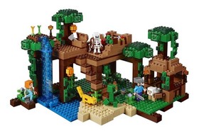 LEGO Minecraft 21125 The Jungle Tree House Rare Retired Complete Modular Set