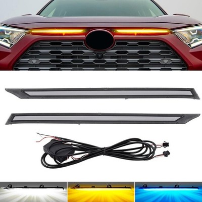 Motorhauben Deko LED mit Blinker & Tagfahrlicht für Toyota RAV4 2019-2022