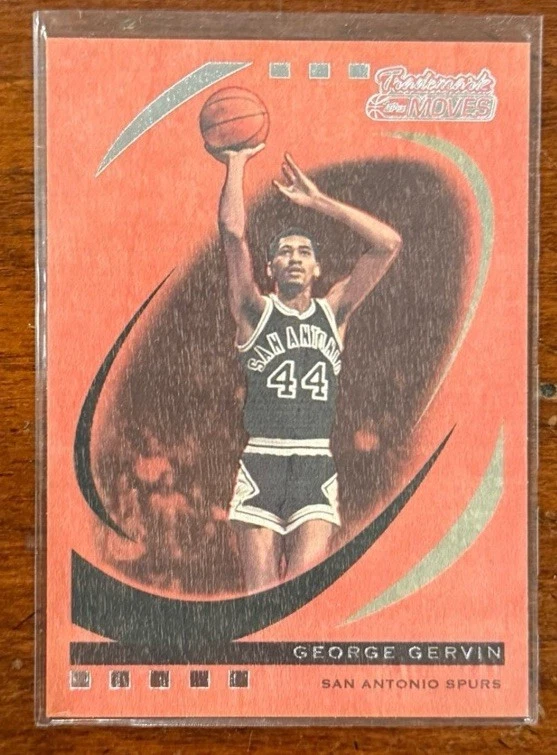 Topps George Gervin Basketball Serial Numbered Sports Trading