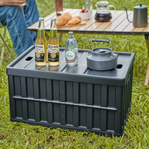 Outdoor Bench Top Storage Box,65L Polypropylene,Water-Resistant,Heavy ...