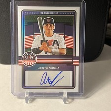 2023 Panini USA Stars Stripes ANDREW COSTELLO Auto /100