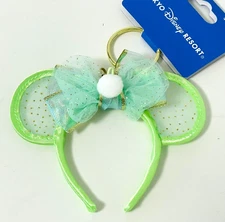 Disney Tokyo Japan Minnie Mouse MINI Headband Keychain Peter Pan Tinker Bell
