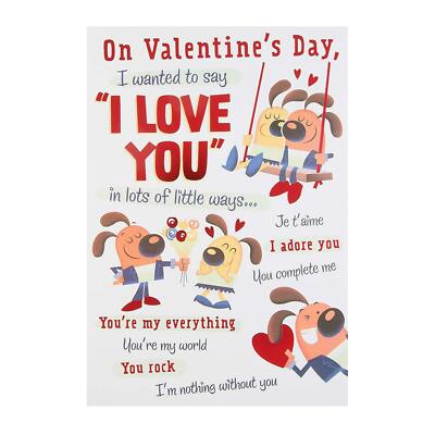 Hallmark One I Love Valentinstagskarte ''Pop Up'' - groß
