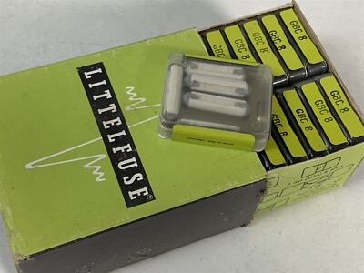 NOS (100 pcs) Littelfuse GBC-8 8 Amp 32 Volt Automotive Fuse H4-9