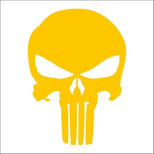 ST-T010 - Adesivo Sticker THE PUNISHER - Zdjęcie 6 z 7