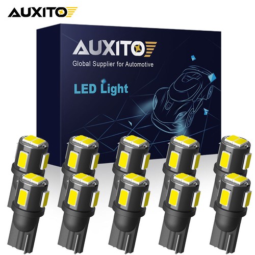 10X T10 168 175 LED White Car Interior Light Parker Bulb Wedge Globe 6000K White - Picture 65 of 75