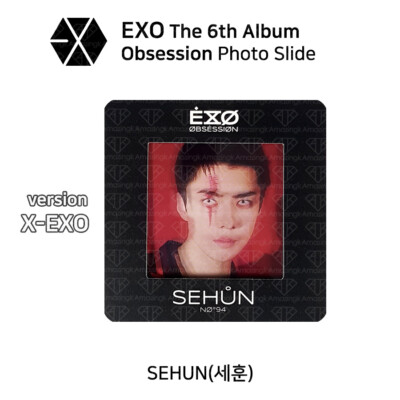 EXO 6th Album OBSESSION Official Photocard Photo Slide SEHUN | eBay