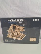 Hands Craft ROKR Marble Squad Run 3D Wooden Puzzle Mechanical Model Kit LG502