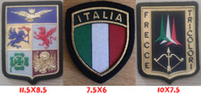 TOPPE PATCH PLASTIFICATE ARALDICA - FRECCE TRICOLORI-SCUDETTO ITALIA