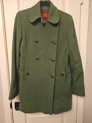 Coat Green Women Cole Haan Size 2 Winter Fall