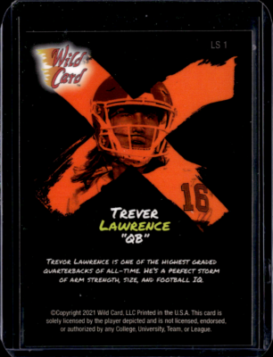 TREVOR LAWRENCE 2021 Wild Card Alumination Light Show Rookie 19/45