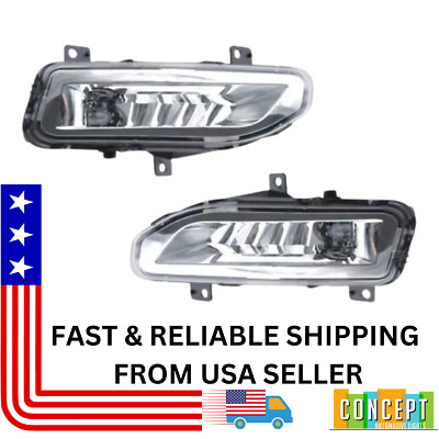 For 2020 2021 Nissan Versa LED Fog Lights Left & Right Side