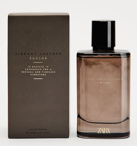 ZARA VIBRANT LEATHER ENCENS 3.4 oz 100 ml EDP Spray NEW &amp;amp;amp; SEALED