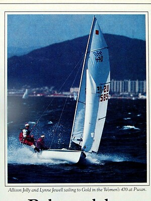 Allison Jolly Lynn Jewell Rolex U.S. Sailing Vintage 1989 Original