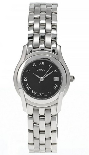 GUCCI 26MM Quartz Stainless Steel Black 