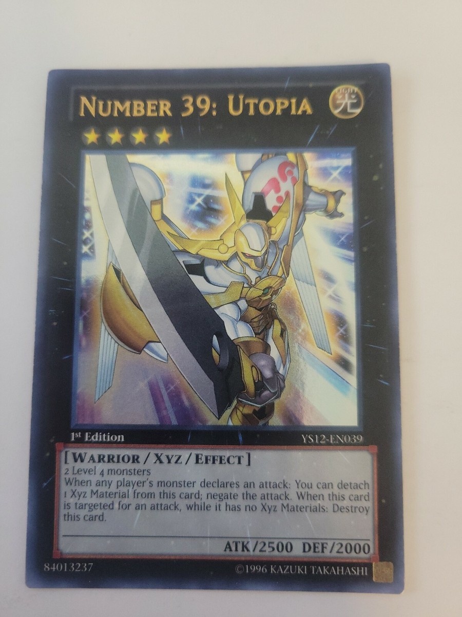 Yu-Gi-Oh! TCG Number 39: Utopia YS12-EN039 1st Edition XYZ Damaged