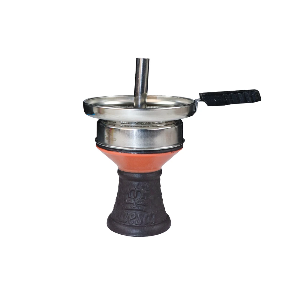 Caesar Aqueduct Steinkopf Set - Orange/ Shisha / Kopf/ Tabak/ Stein gefertigt