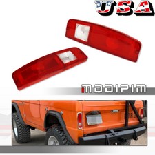 Pair Tail Lights Lamps Housings For 1967-1972 Ford Truck 1967-1977 Ford Bronco
