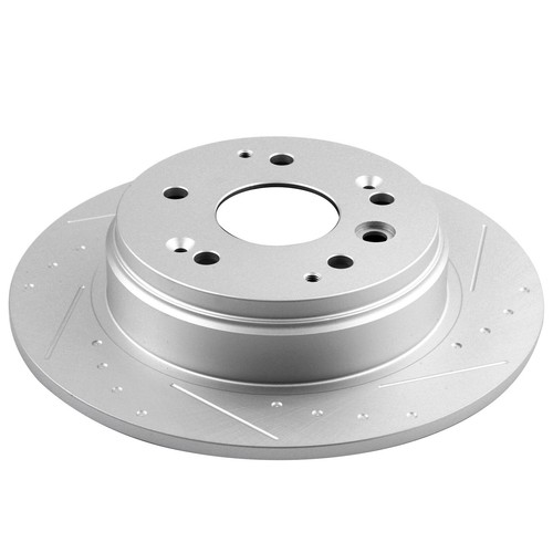 Rear Brake Rotors Pair 2 for 2003-2011 Honda Element 2004-2008 Acura TL 2.4L V6 - Picture 4 of 8