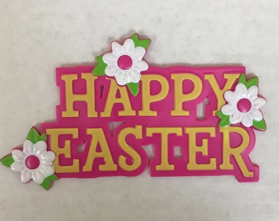 Layon Happy Easter Floral Cake Topper Decoration Bag Of 72 - Image 3 of 4