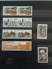 timbres France : 1986 PAIRES YT n° 2401, 2402, 2403, 2404, 2405, 2406 NEUF **