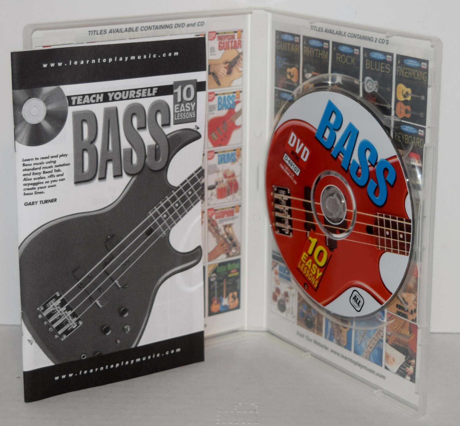 Teach Yourself Bass Guitar DVD & 48 Page Booklet New Sealed FREE