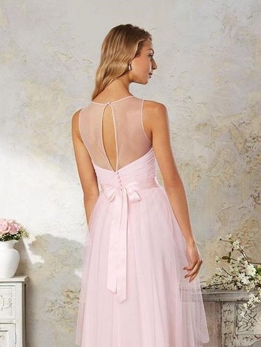 ALFRED ANGELO $179 BALLERINA PINK SZ 10 8641s BRIDESMAID PROM FORMAL PARTY DRESS - Picture 3 of 6