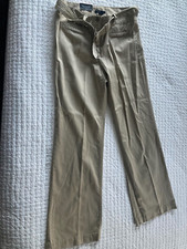 NEW with tags attached TOMMY HILFIGER Khaki Beige Twill Pants with Belt Size 10