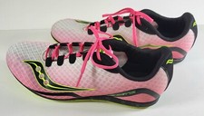 Saucony Womens Vendetta S19027-3 Pink Running Cleats Shoes Sneakers Size 9.5