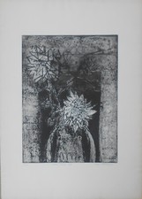 LUIGI DELLEANI ACQUAFORTE FIRMATA E NUMERATA NATURA MORTA DEL 1969