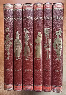 WERKE VON RABELAIS ILLUSTRATIONEN VON GUSTAVE DORE IN 6 BÄNDEN - KOMPLETT