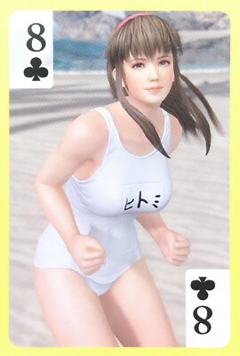 Hitomi Dead or Alive Xtreme 3 Playing Card Game Koei Tecmo Japanese Clover 8