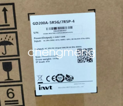 New invt GD200A-5R5G/7R5P-4 Inverter 380V 5.5KW/7.5KW
