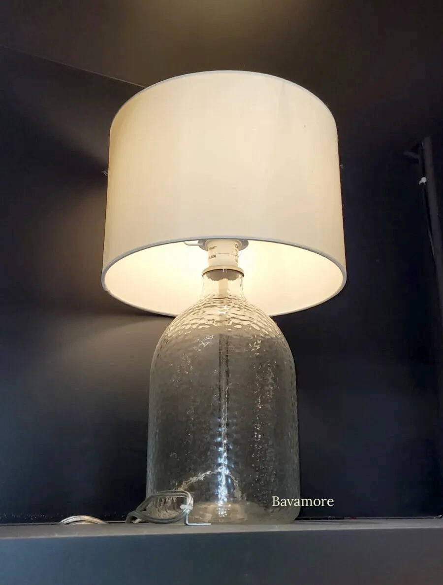 Ikea ALLANIT Table Lamp White glass 18
