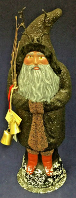 2023 New Ino Schaller Bayern Papier Mache Germany Krampus w/Switch & Bells 17''