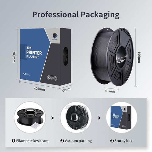 10KG Bundle ANYCUBIC 1.75mm 3D Filament PLA Standard für FDM 3D Drucker - Afbeelding 6 van 49