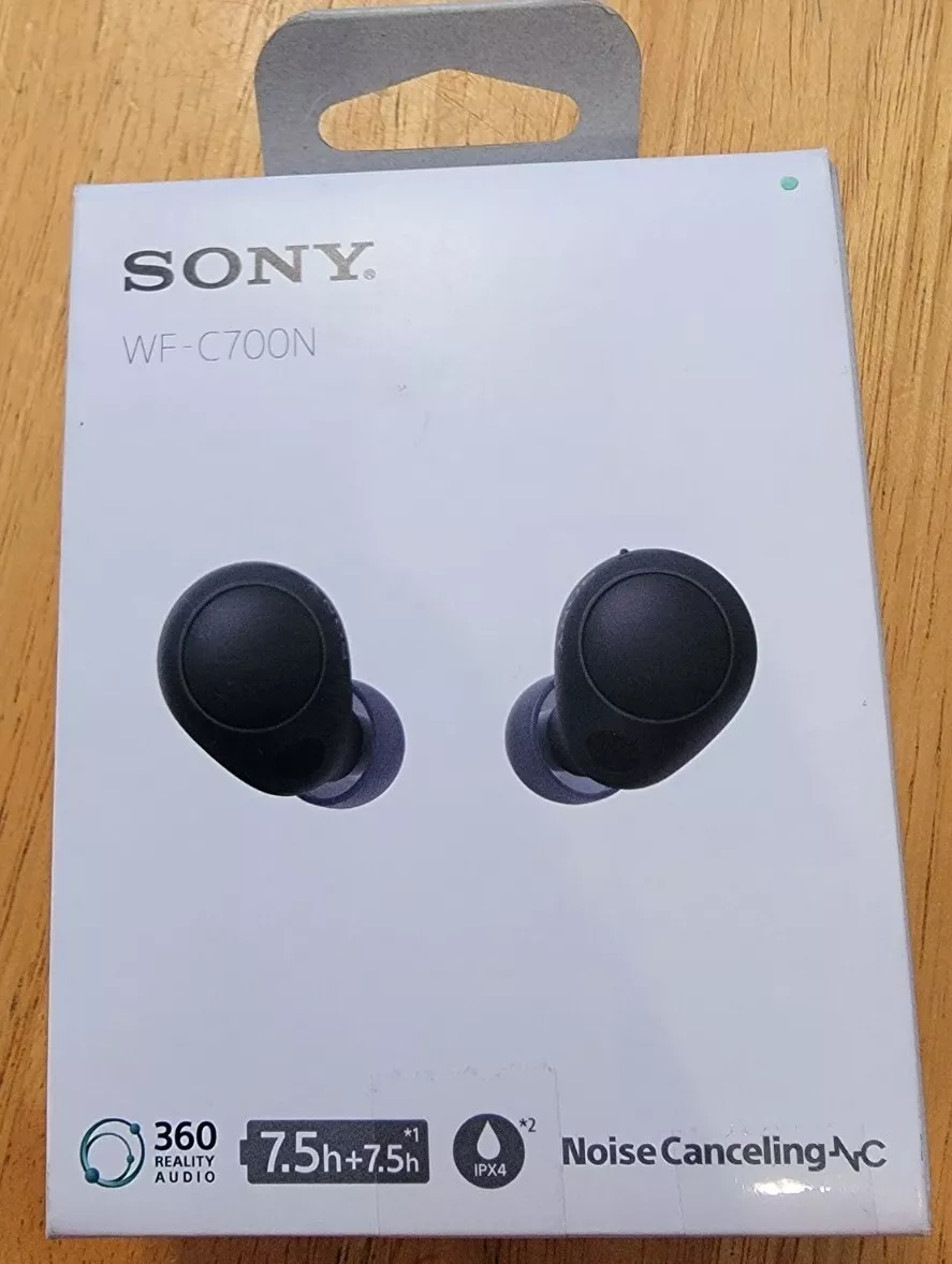 Sony WF-C700N In-Ear Noise Cancelling Truly Wireless Headphones Earbuds -  Black