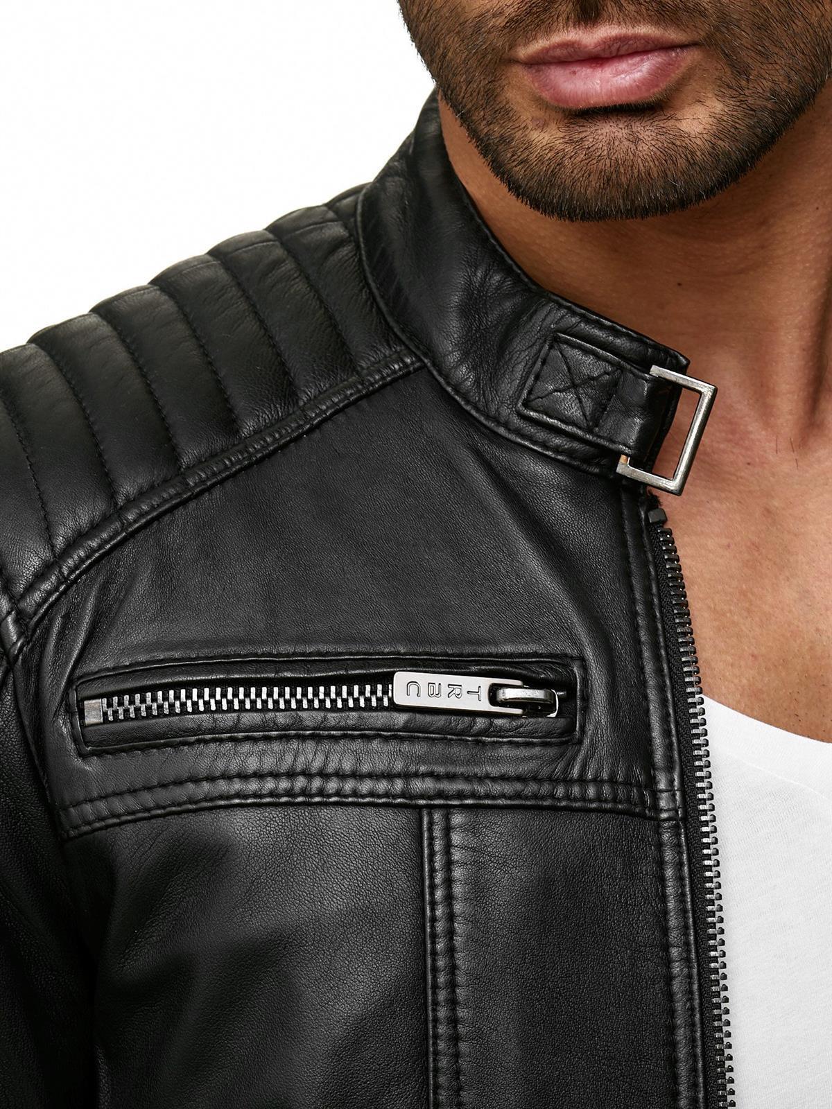 Redbridge Herren Bikerjacke Kunstleder Redbridge Biker Mc Black - Main Image