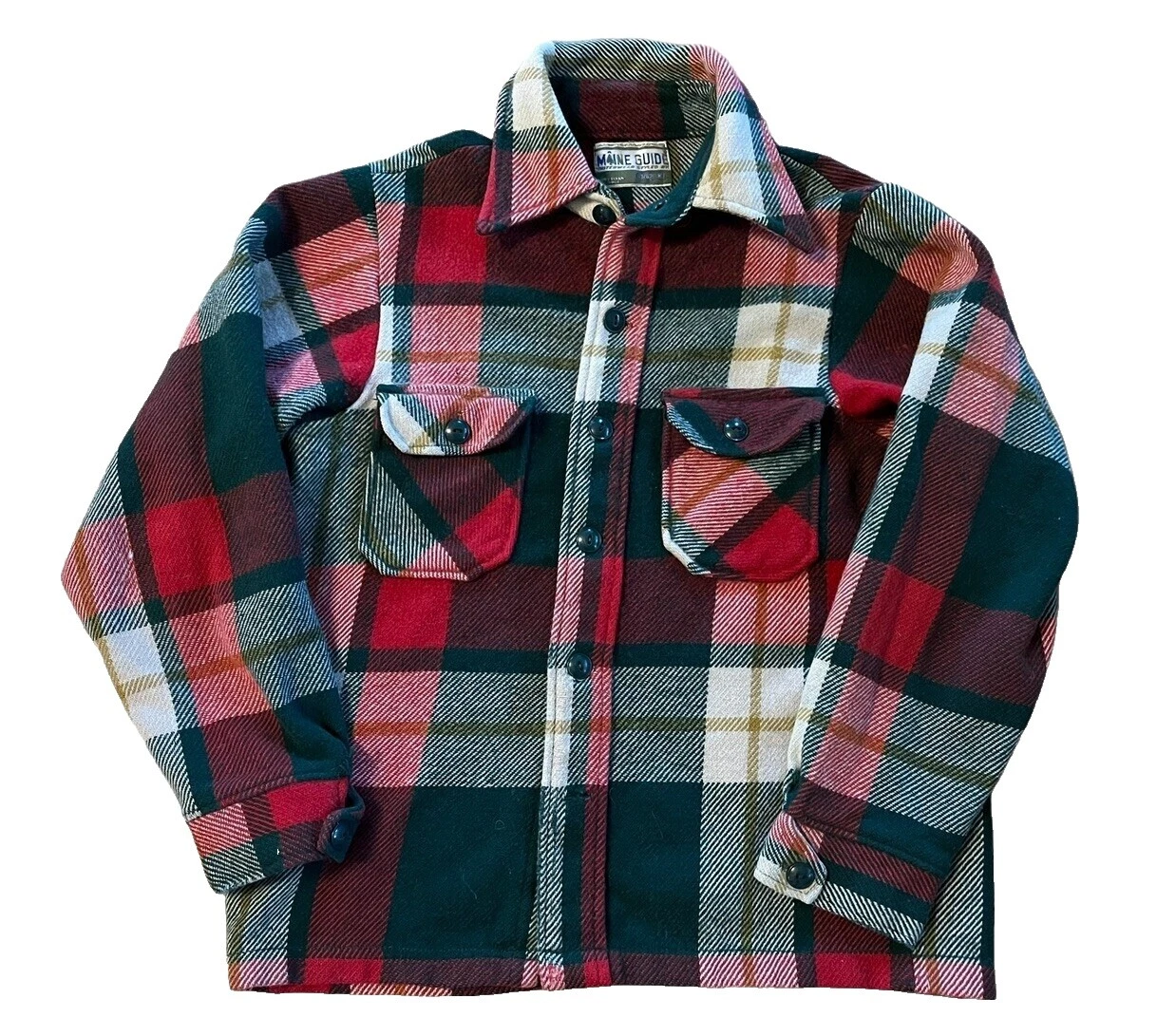 Botón al aire libre-Front Vintage Casual Shirts for Men