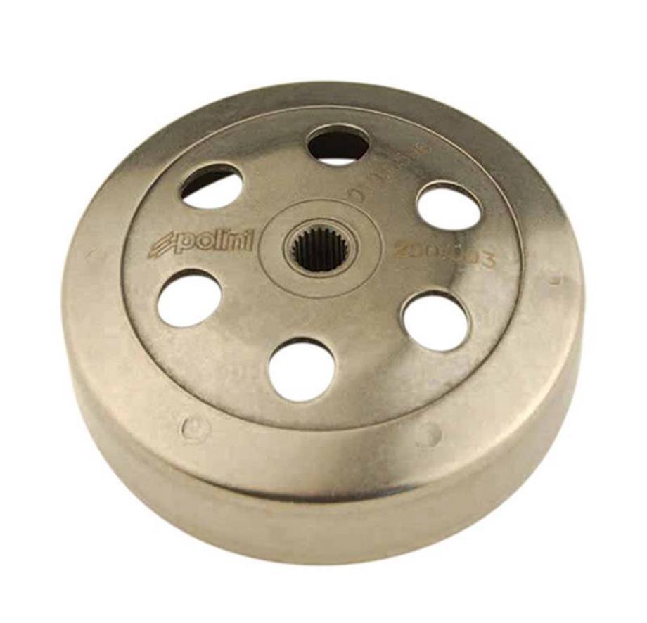 Cloche d'embrayage renforcée Polini Speed Bell en acier forgé de haute précision