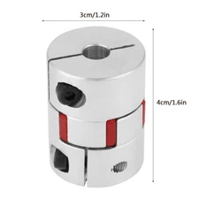 Flexible Spider Shaft Coupling OD30mmxL40mm CNC Stepper Motor Coupler Connector